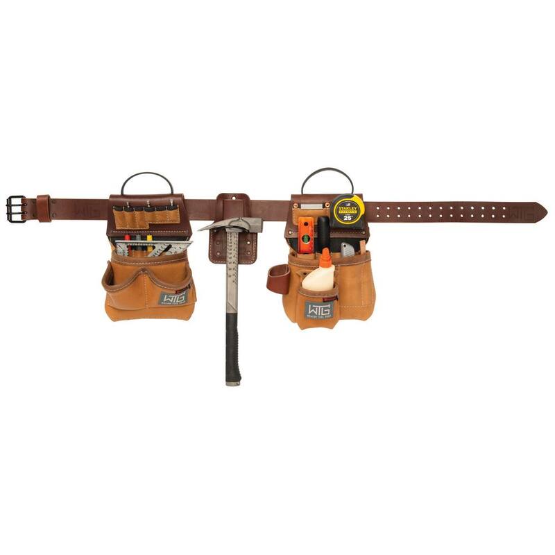 Weaver Tool Gear Super Trimmer Brown Leather Waist Tool Belt - 85201-45-01