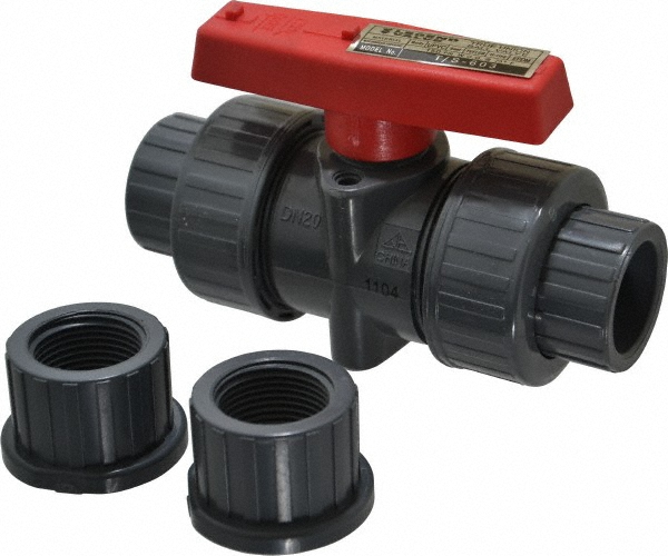 Simtech True Union Manual Ball Valve: 2-1/2" Pipe, Full Port - TBS 402 6 025