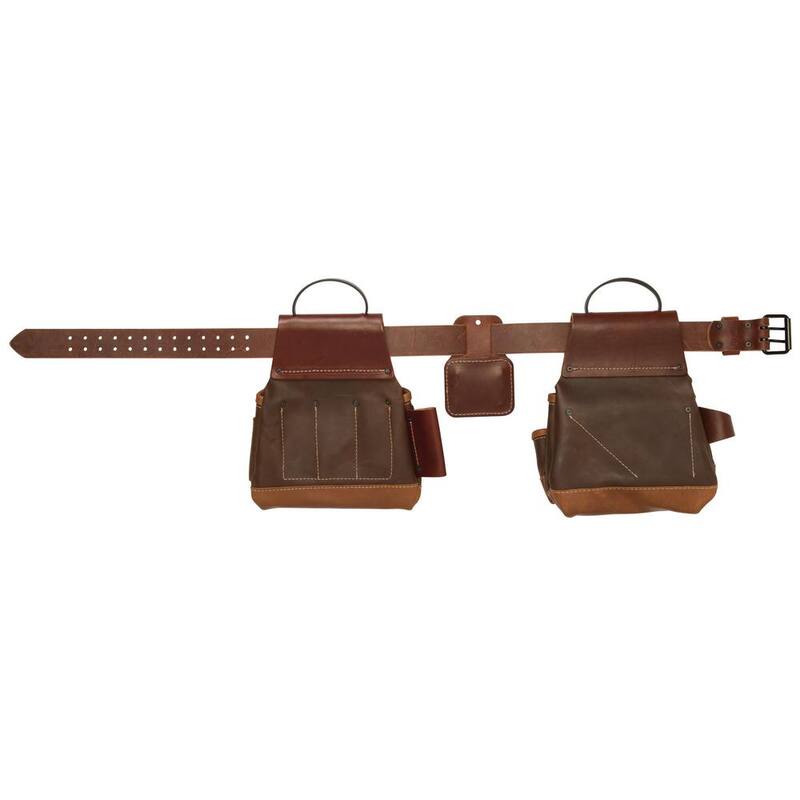 Weaver Tool Gear Framer Pro Brown Leather Waist Tool Belt - 85250-45-01