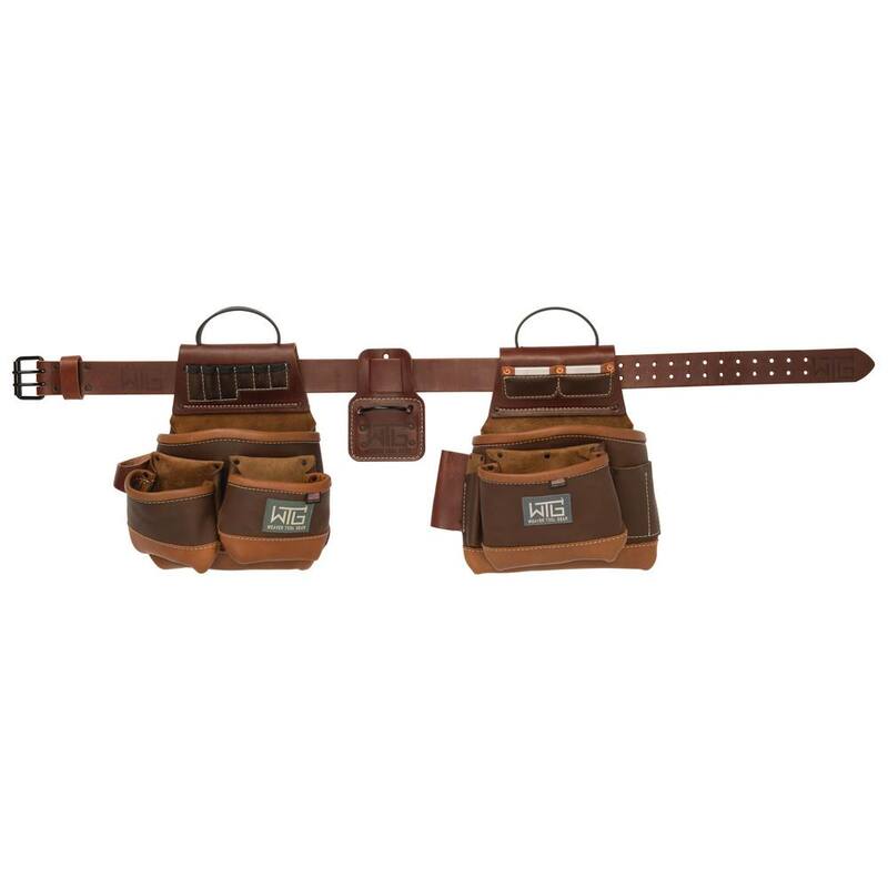 Weaver Tool Gear Framer Pro Brown Leather Waist Tool Belt - 85250-45-01