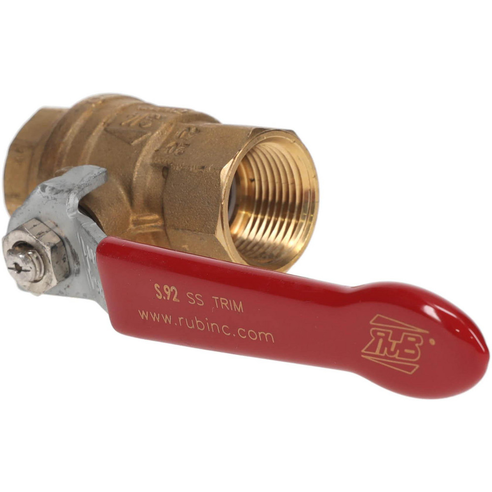 Value Collection 1-Way Manual Ball Valve: 3/4" Pipe, Full Port - S92E48R