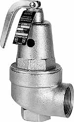 Conbraco ASME Section IV Safety Relief Valve: 1" Inlet, 15 Max psi - 10-615-01