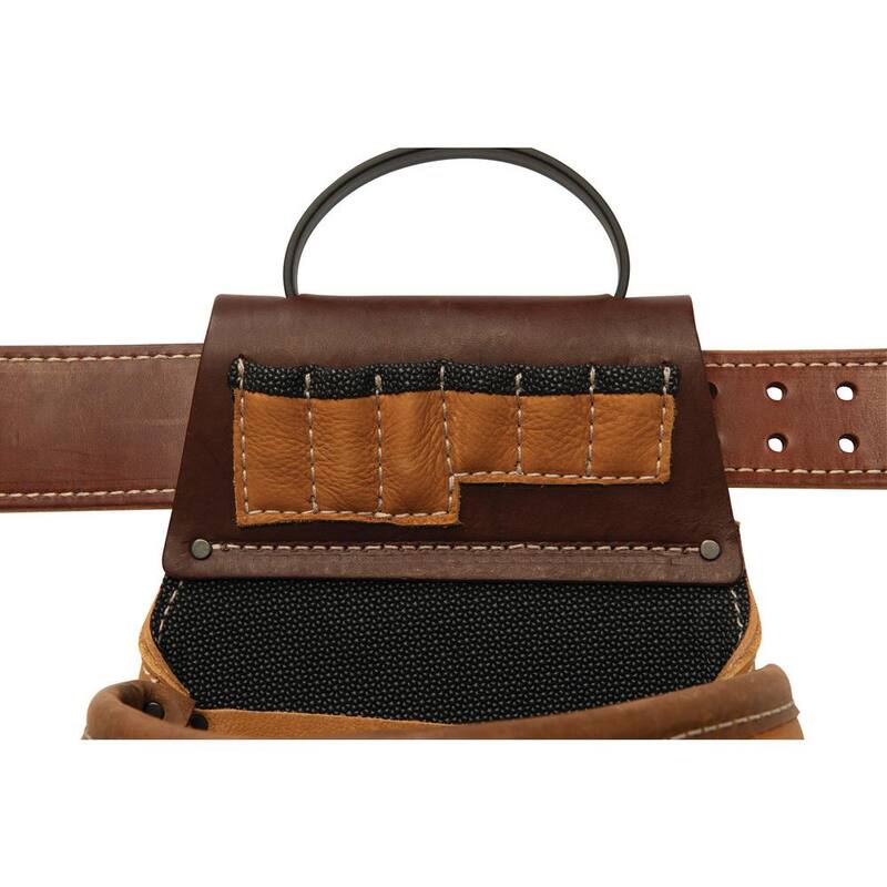 Weaver Tool Gear Left-handed Super Framer Leather Brown Tool Belt - 85210-45-01