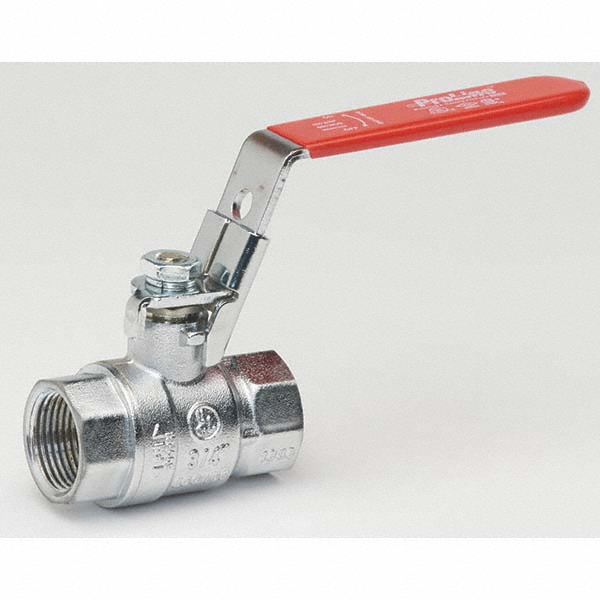 B&K Mueller Packing Gland Manual Ball Valve: 1" Pipe, Full Port - 107-825-CL