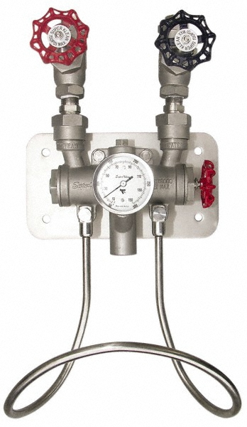 Apollo® 1-1/2" Pipe, 150 Max psi, Bronze Water Mixing Valve & Unit - 34C107H1