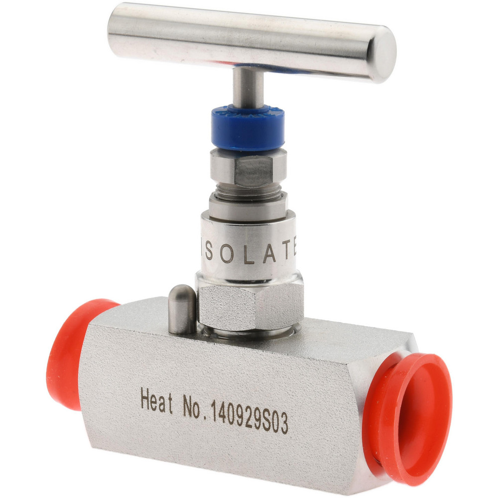 Specialty Mfr Needle Valve: Straight, 1/2" Pipe, Barbed x Barbed End, Polypropylene Body, Polytetrafluoroethylene Seal - 7032590