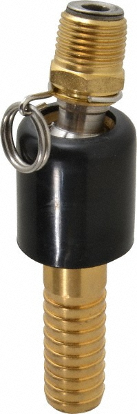 SuperKlean 1/2 NPT x 3/4" Hose Barb, Ball Type Swivel Hose Adapter - 8-B3/4-B
