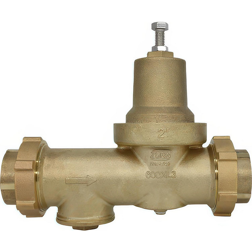 Zurn Pressure Reducing Valves: Pipe Size: 2; End Connection: FNPT x FNPT; Body Material: Bronze - 2-600XL3DU