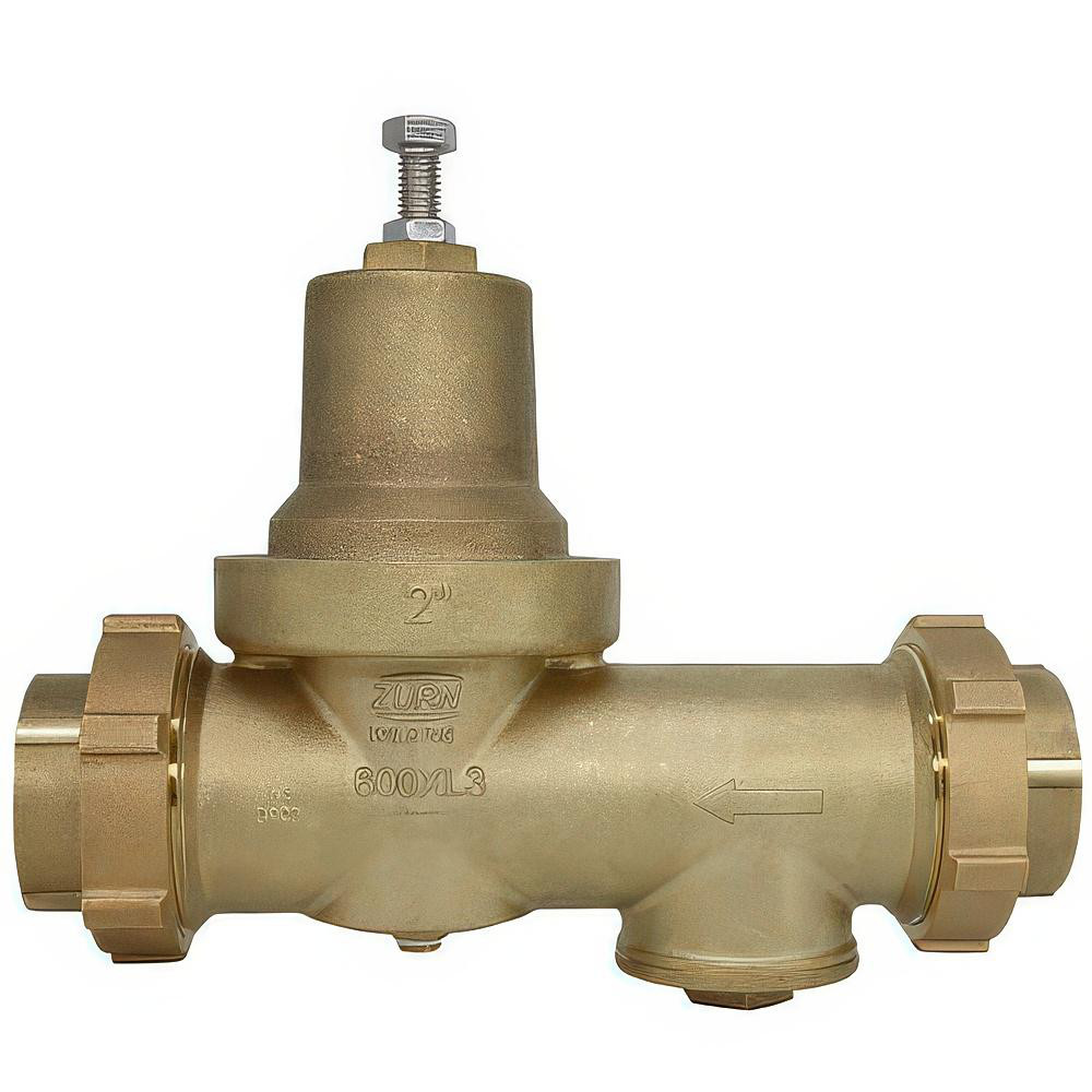 Zurn Pressure Reducing Valves: Pipe Size: 2; End Connection: FNPT x FNPT; Body Material: Bronze - 2-600XL3DU
