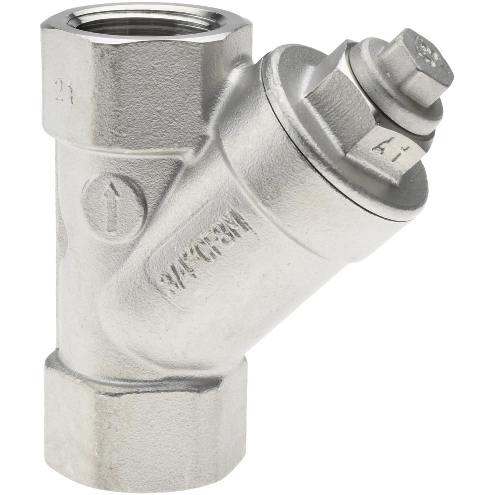 Legend Valve 1" Pipe, FNPT Ends, Cast Iron Y-Strainer - 105-525