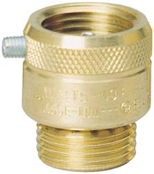 Watts 3/4" Pipe, Brass, Coated Brass, Hose Connection Vacuum Breaker - 0792086
