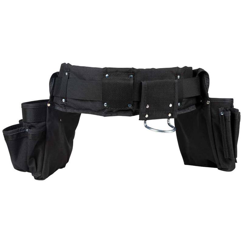 Klein Tools Electrician's Padded Tool Belt/Pouch Combo, 27-Pocket, 4-Piece, M - 5710M