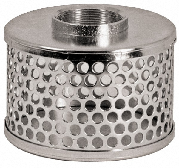 Kuriyama of America 8" Hose, Round Hole Strainer - RHS800