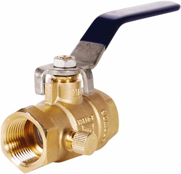 BONOMI Full Port Bi-Directional Manual Ball Valve: 3/4" Pipe, Full Port - 1715 LF-3/4