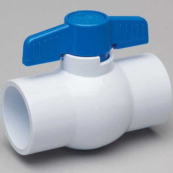 B&K Mueller 2-Way Manual Ball Valve: 2" Pipe, Full Port - 107-638-NP