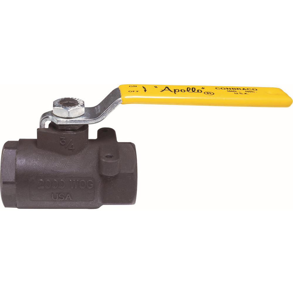 Apollo® Manual Ball Valve: 1-1/2" Pipe, Standard Port, Carbon Steel - 8910727
