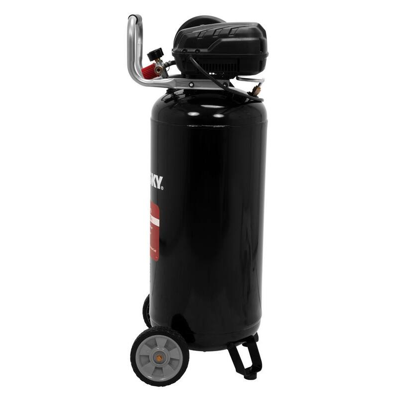 Husky 20 Gal. 200 PSI Oil Free Portable Vertical Electric Air Compressor - C202H