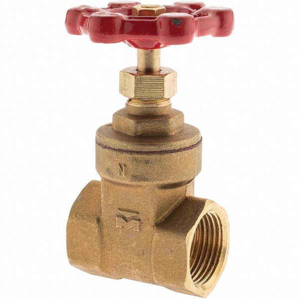 Merit Brass Gate Valve: Gate, 2" Pipe, FNPT x FNPT, 316 Stainless Steel - VGT102-32