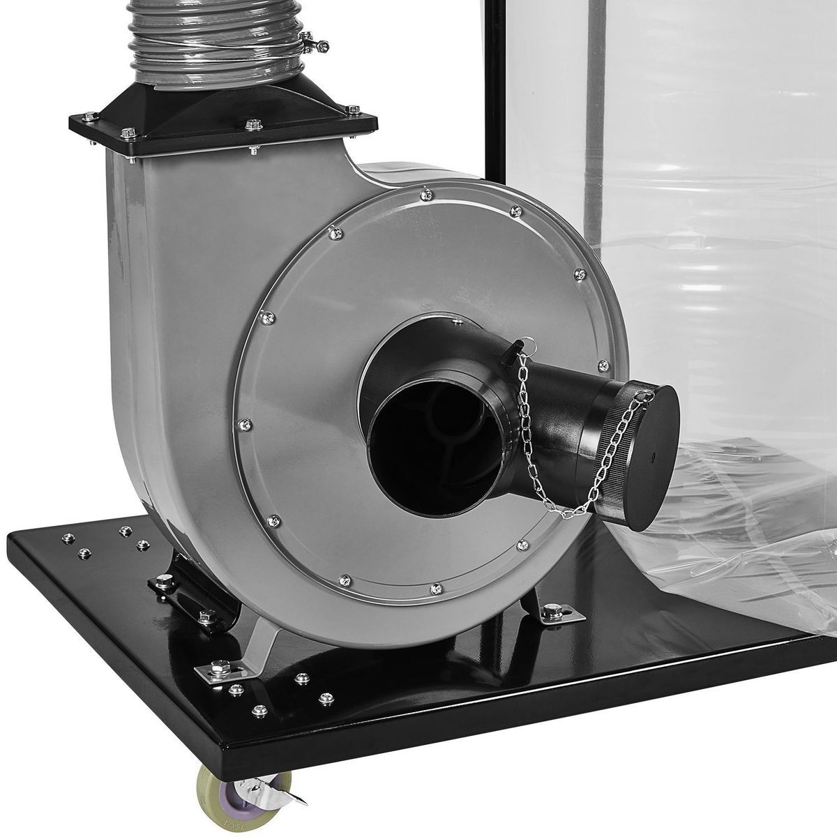 Colector de polvo de alta capacidad de alto flujo de 35 galones y 2 HP ...