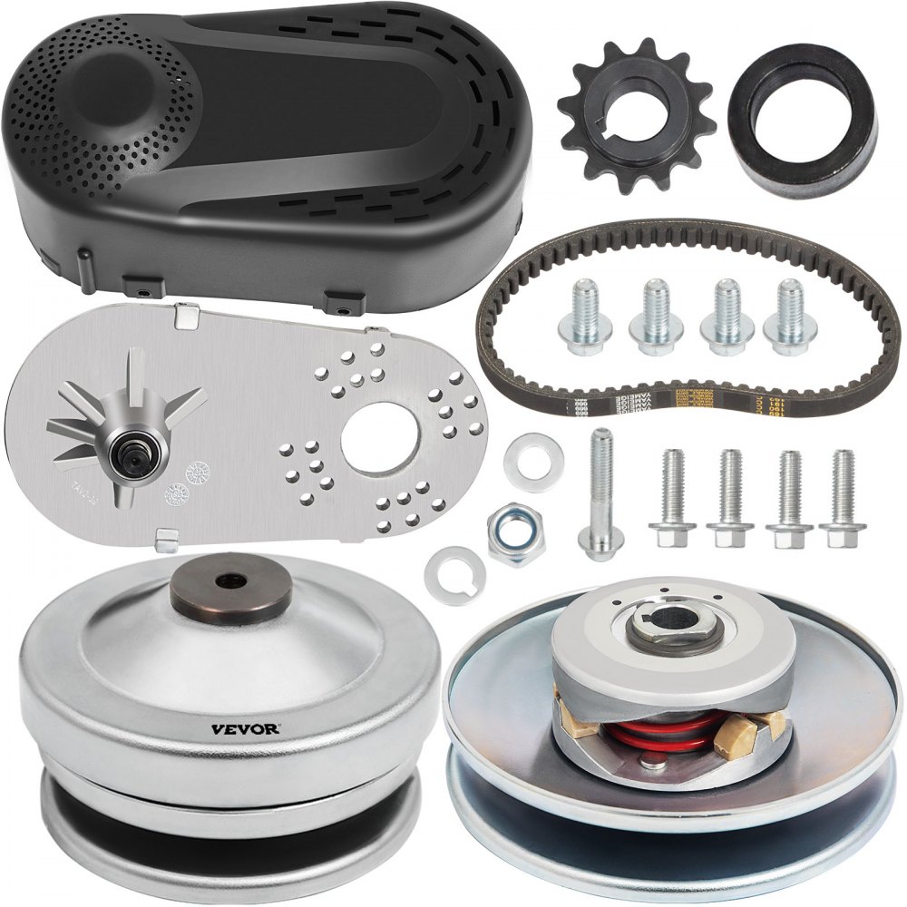 Go Kart Torque Converter Kit CVT Clutch 1" 10T #40/41 12T #35 Replaces Comet TAV2  Manco (Comes with 2 Sprocket 1x 12 Tooth 35 & 1x10 tooth 40/41) - KDCBJQ12T00000001V0