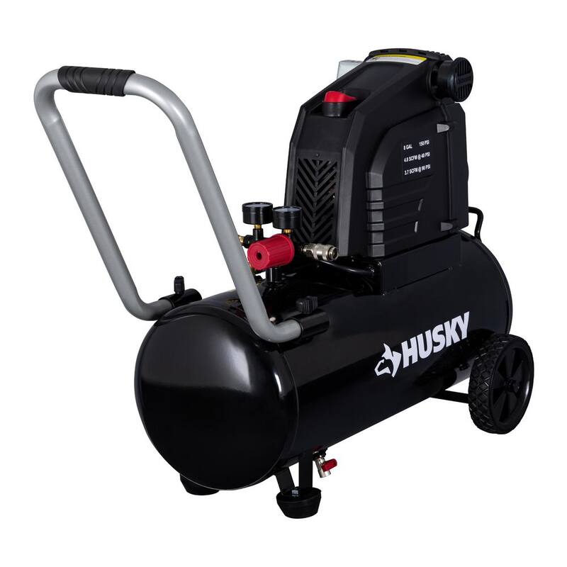 Husky 8 Gallon 150PSI Hotdog Air Compressor - 0300816