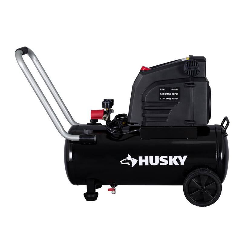 Husky 8 Gallon 150PSI Hotdog Air Compressor - 0300816