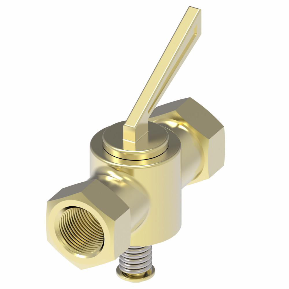 Eaton Steel Female Pipe Drain Cock & Shutoff Valve - 6804