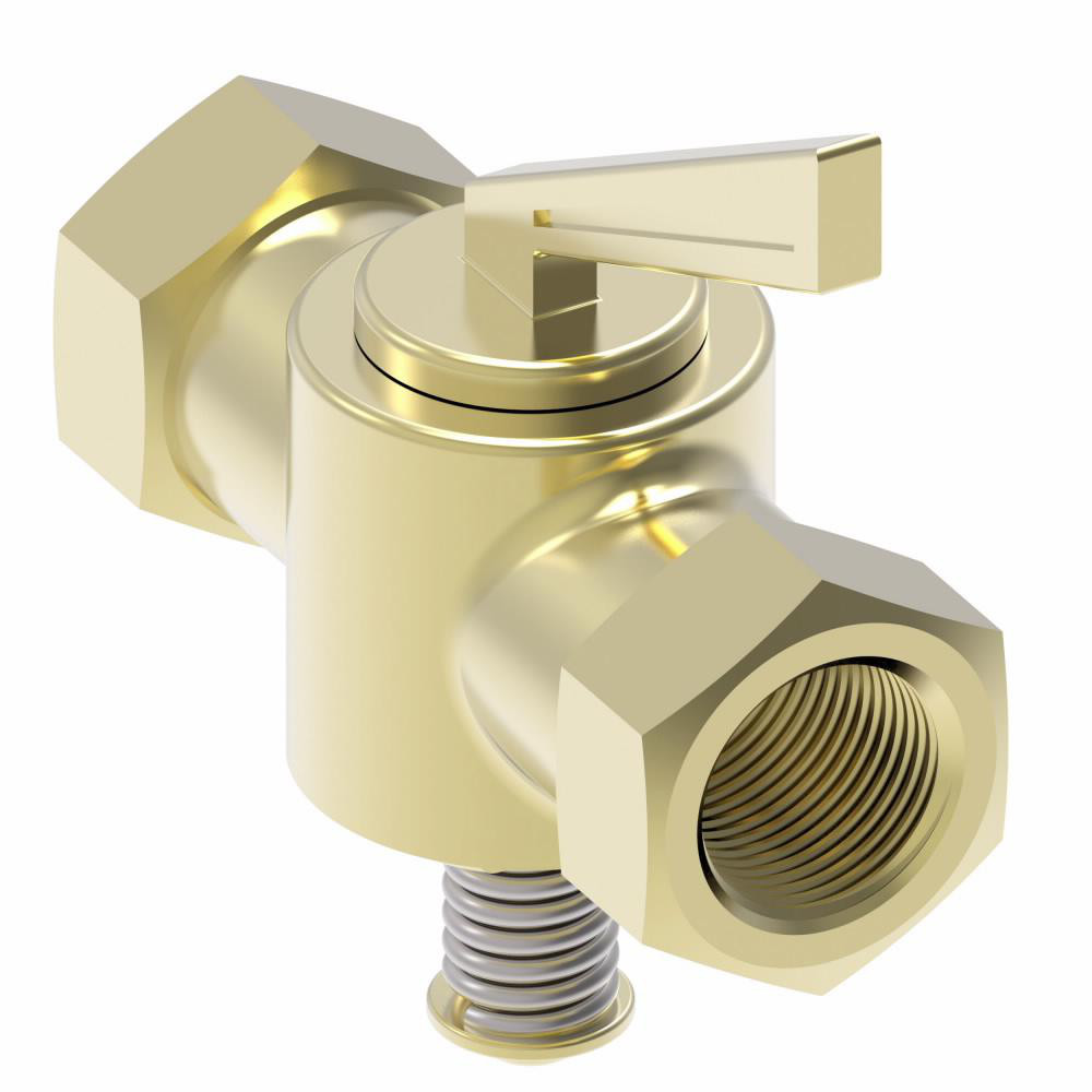 Eaton Steel Female Pipe Drain Cock & Shutoff Valve - 6804
