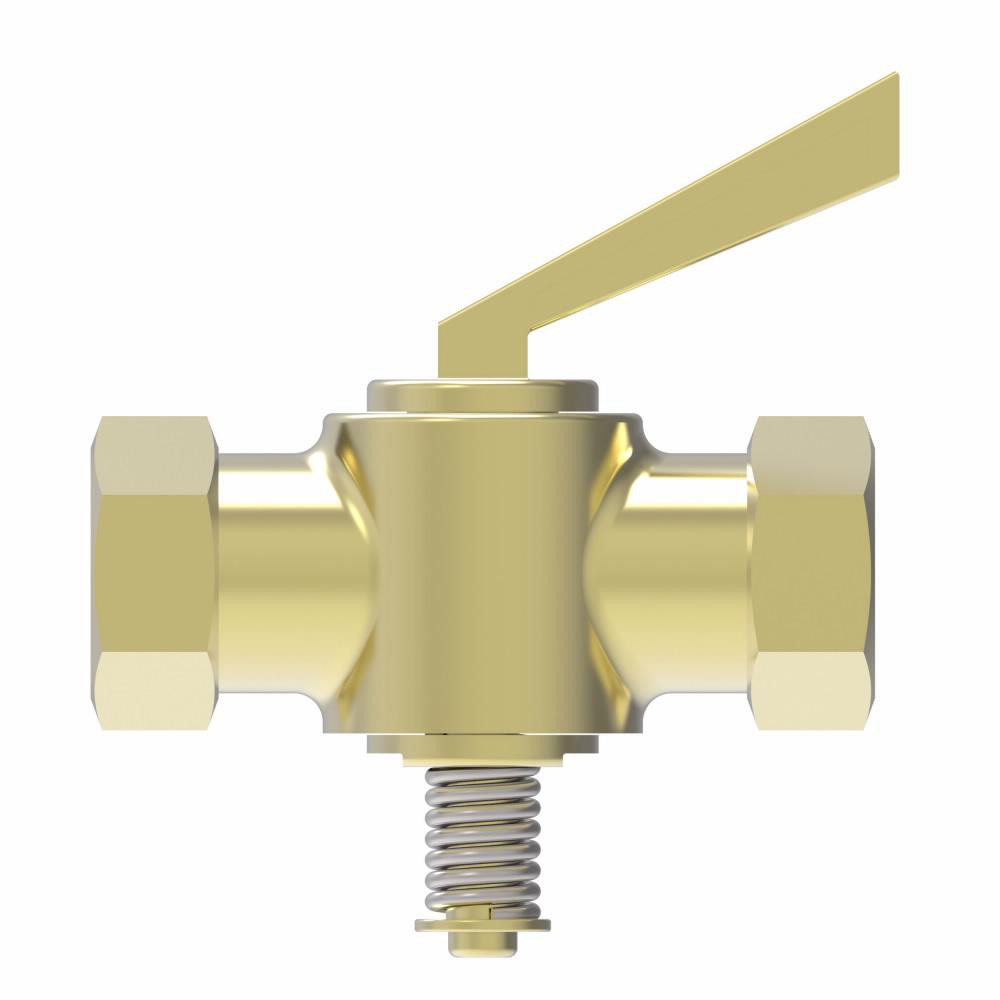 Eaton Steel Female Pipe Drain Cock & Shutoff Valve - 6804