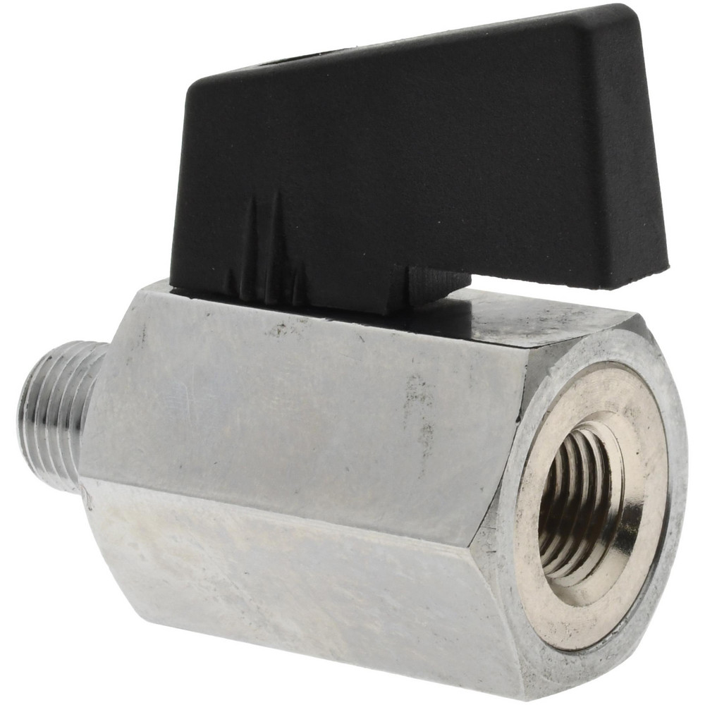 Voss Miniature Manual Ball Valve: 1/8" Pipe, Full Port - MBMF-02
