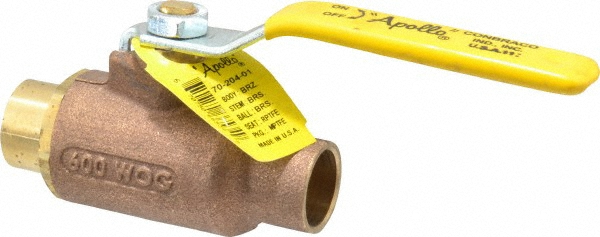 NIBCO Standard Manual Ball Valve: 3/4" Pipe, Full Port - NJ83I08