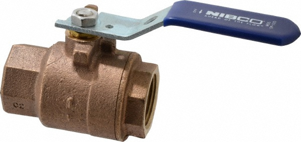 NIBCO Standard Manual Ball Valve: 1" Pipe, Full Port - NL95H0A