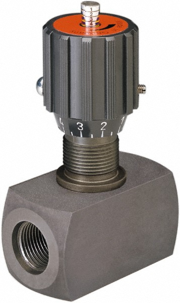 Brennan Needle Valve: Straight, 1/2" Pipe, NPT End, Stainless Steel Body, Polytetrafluoroethylene Seal - NVN-2040-SS