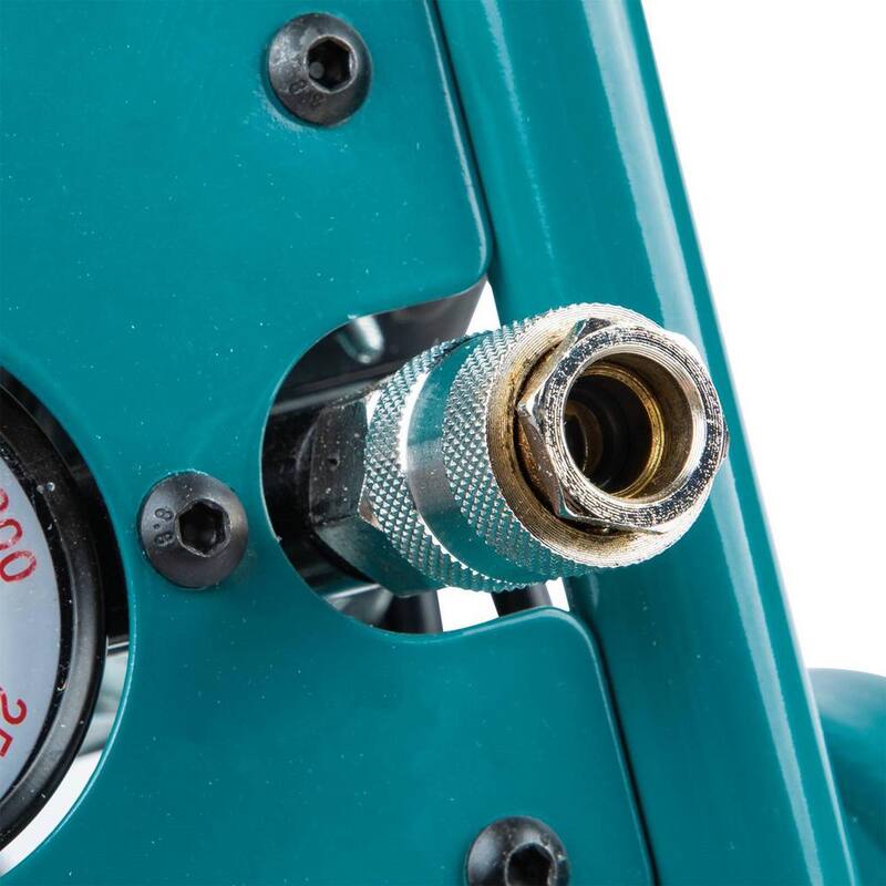 Makita Quiet Series 1/2 HP, 1 Gal. Compact, Oil-Free, Electric Air Compressor, and 18-Gauge Brad Nailer Combo Kit - MAC100QK1