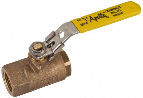 Value Collection Miniature Manual Ball Valve: 1/2" Pipe, Standard Port - 6Q01H15