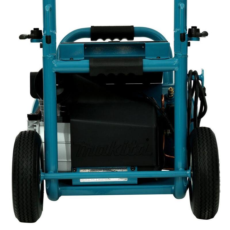 Makita Big Bore 5.2 Gal. 140 PSI 3.0 HP Portable Corded Electric Horizontal Single Tank Air Compressor (6.5 CFM at 90 PSI) - MAC5200