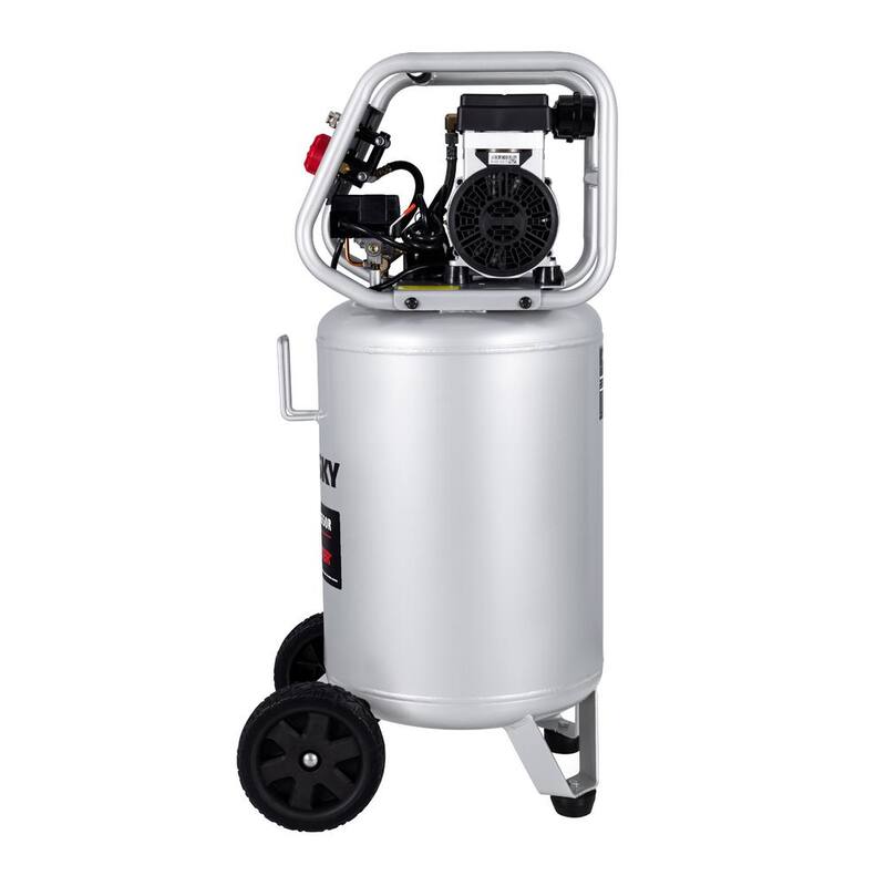 Husky 20 Gal. 165 PSI Vertical Electric Quiet Air Compressor - 3332013