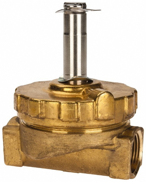Parker Solenoid Valve: 2-Way & 2-Position, 3/4" Port - 23RC12VV7C8B