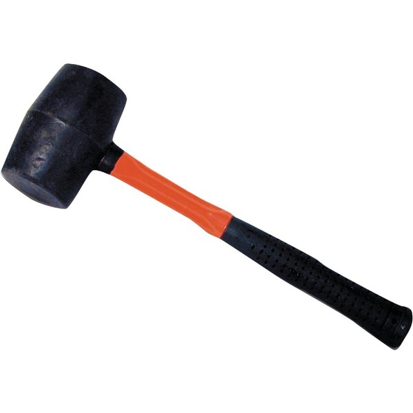 Great Neck 16 Oz. Rubber Mallet with Fiberglass Handle - HRM16