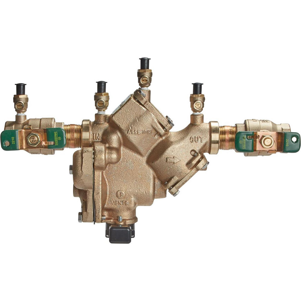 Conbraco 1/2 Thread, 175 psi WOG Rating, Bronze Reduced Pressure Backflow Preventer Valve - 4ALF203A2F