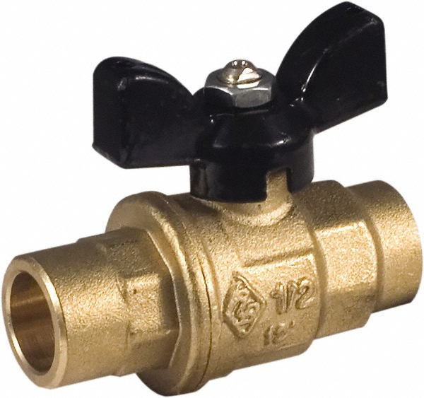 BONOMI Full Port Bi-Directional Manual Ball Valve: 1" Pipe, Full Port - 1725-1