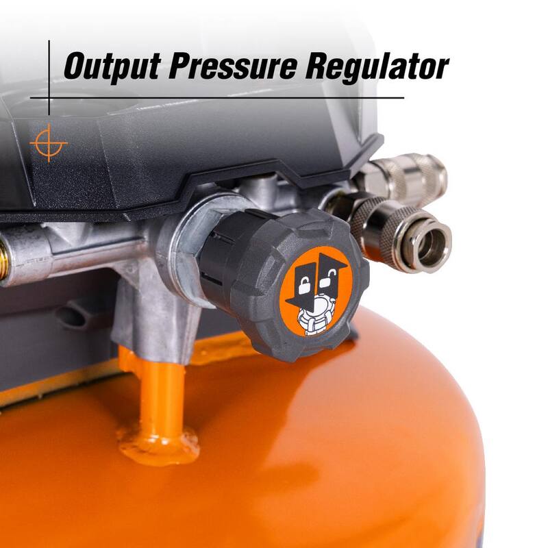 RIDGID RDGD 6 gal. 150 PSI Portable Electric Pancake Air Compressor - 02106416