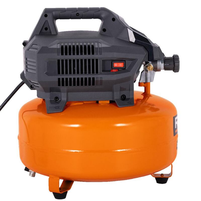 RIDGID RDGD 6 gal. 150 PSI Portable Electric Pancake Air Compressor - 02106416
