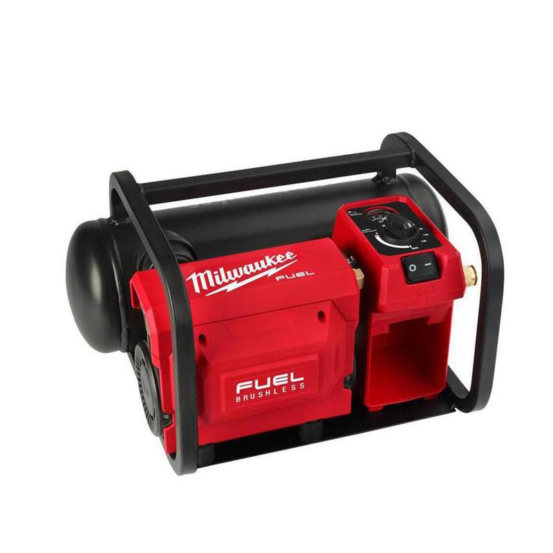 Milwaukee M18 FUEL 18-Volt Lithium-Ion Brushless Cordless 2 Gal. Electric Compact Quiet Compressor (Tool-Only) - 2840-20