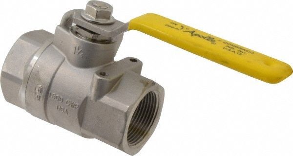 Anvil Standard Manual Ball Valve: 1-1/4" Pipe, Standard Port - 4352106980