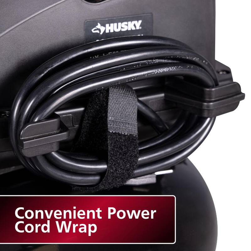 Husky 3 Gal. 120PSI Portable Electric Pancake Air Compressor - 0210342A