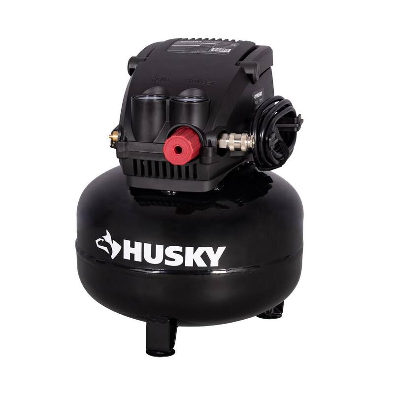 Husky 3 Gal. 120PSI Portable Electric Pancake Air Compressor - 0210342A