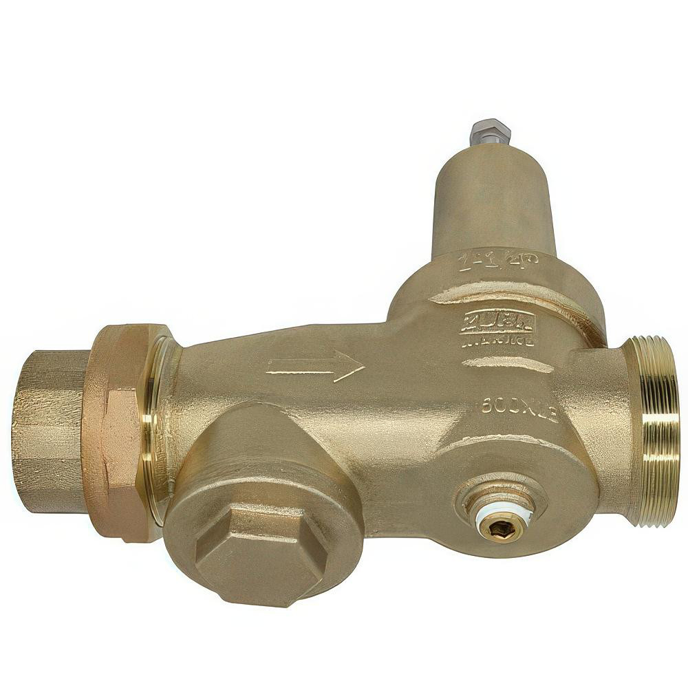 Zurn Pressure Reducing Valves: Pipe Size: 1.25; End Connection: FNPT x FNPT; Body Material: Bronze - 114-600XL3HR