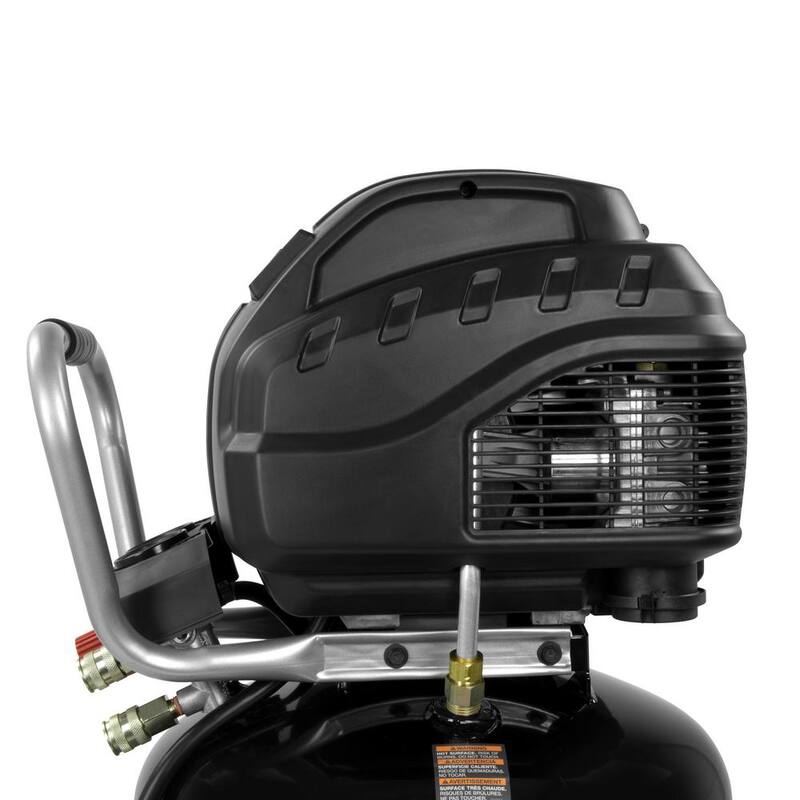 Husky 27 Gal. 200 PSI Oil Free Portable Vertical Electric Air Compressor - C271H