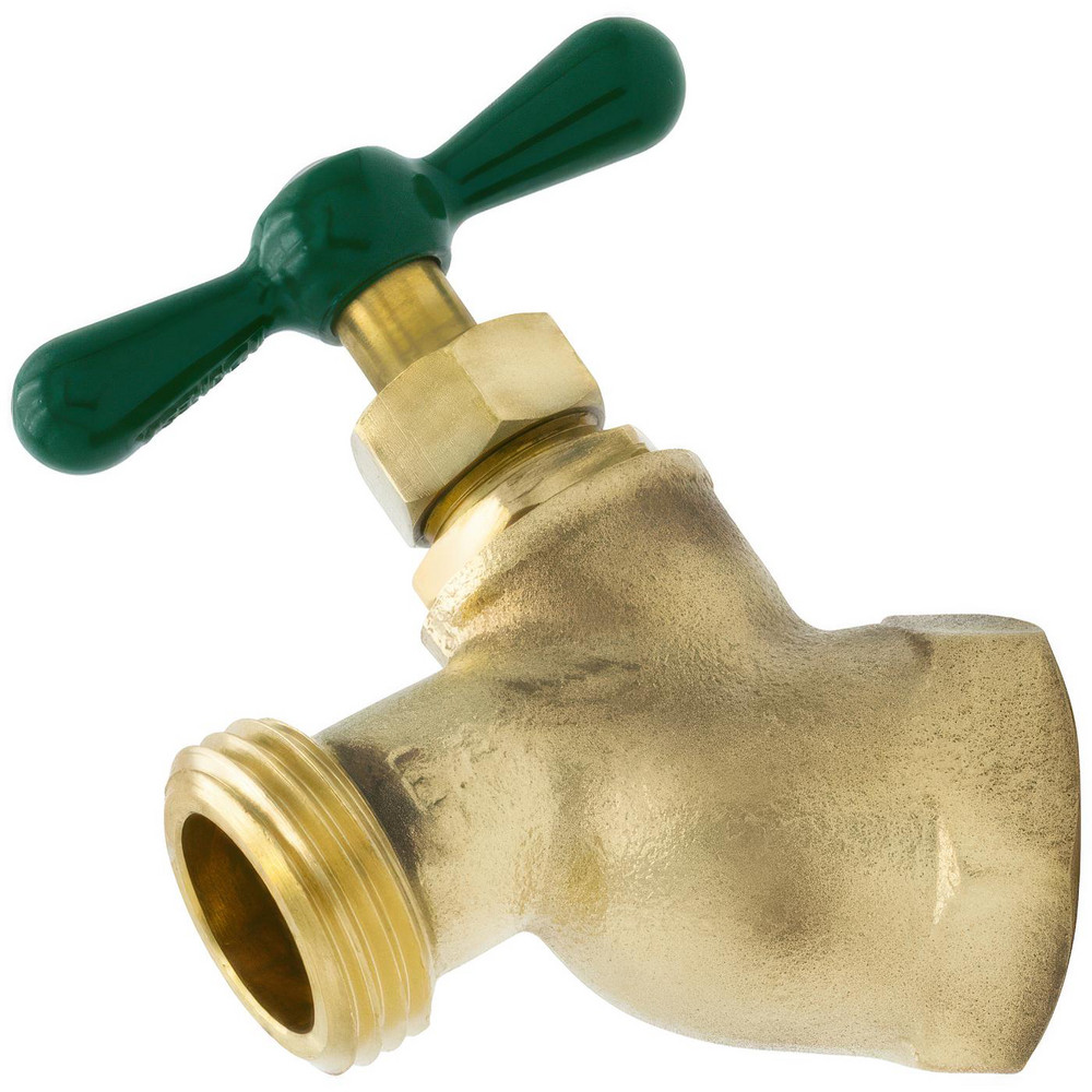 Legend Valve 1/2" Pipe, 125 psi WOG Rating, Lead Free Brass Angle, Stop Valve - 107-116NL
